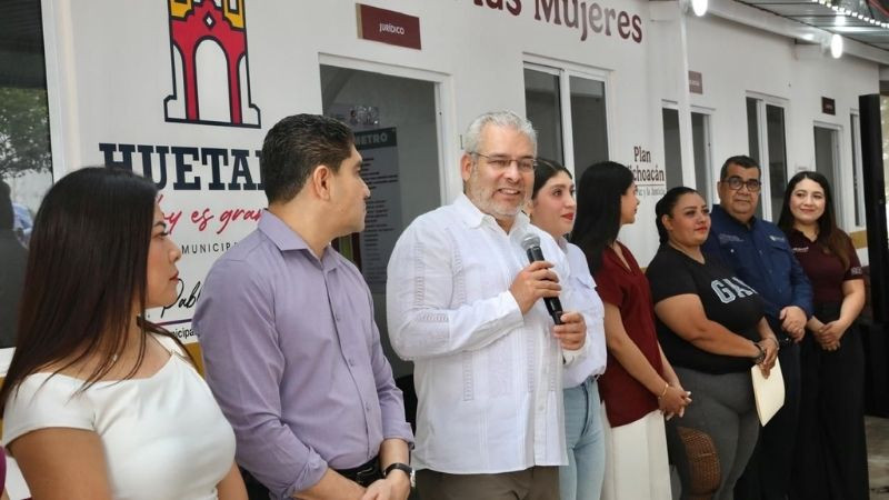 Las mujeres no están solas; Bedolla inaugura Centros Libre en Huetamo y Carácuaro 