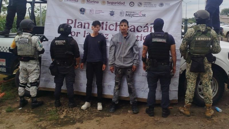 SSP libera a tres adolescentes privadas de la libertad y detiene a dos personas en Jacona 