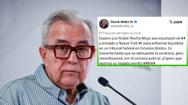 Exdirector de la DEA insiste en que Rubén Rocha Moya enfrente proceso en Estados Unidos 