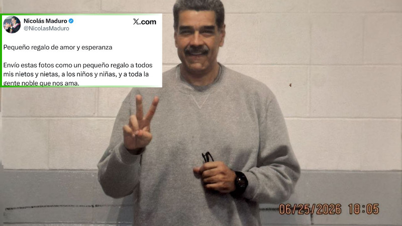 Difunden imágenes de Nicolás Maduro desde prisión en Estados Unidos; asegura estar “firme” 