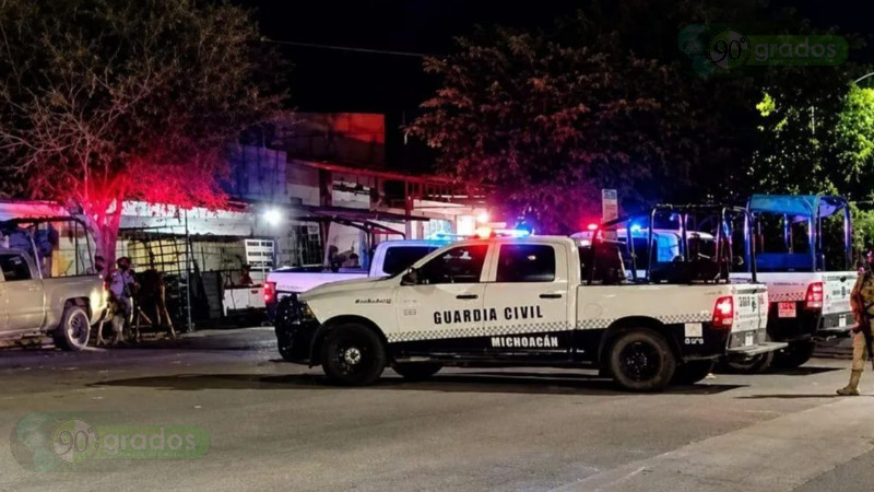 Muere hombre tras ser atacado a balazos en Apatzingán, Michoacán 