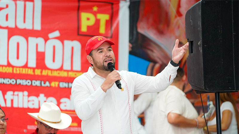 El PT en Michoacán está listo para acompañar a Morón en la siguiente encomienda: Reyes Galindo 
