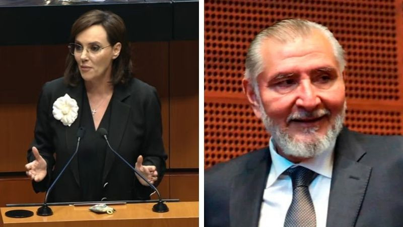 Lilly Téllez acusa influencia de Adán Augusto en integración de la mesa directiva del Senado 
