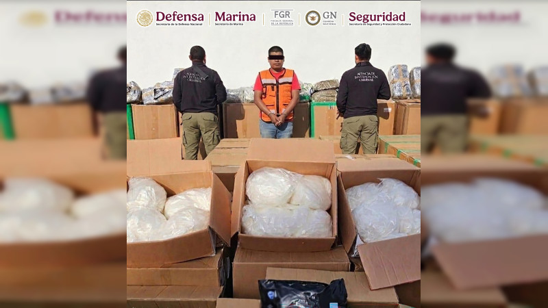 Ocultas como dulces de coco, aseguran casi dos toneladas de estupefaciente en Tabasco 