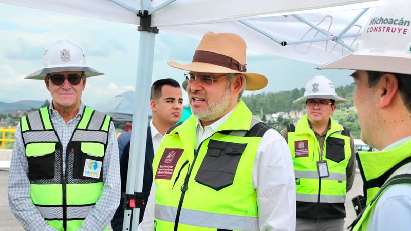 En septiembre estará listo el segmento 5 del segundo anillo periférico de Morelia: Bedolla 