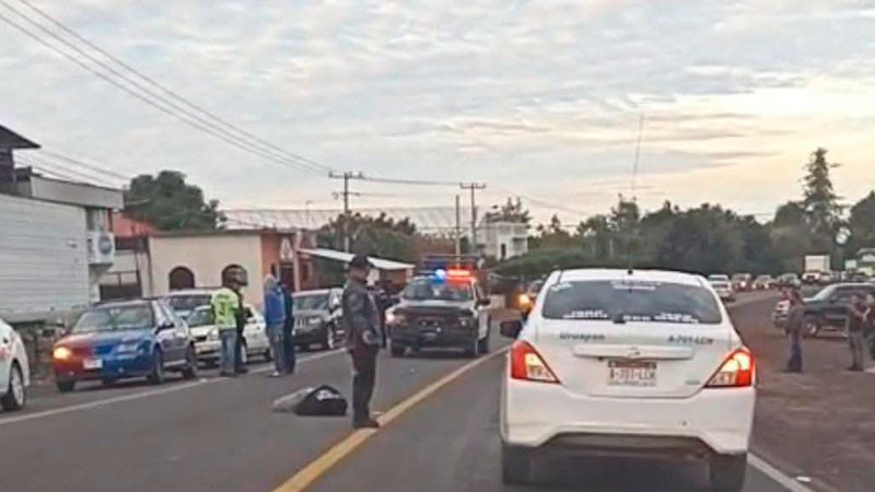 Muere trabajador al ser atropellado en Uruapan, Michoacán  
