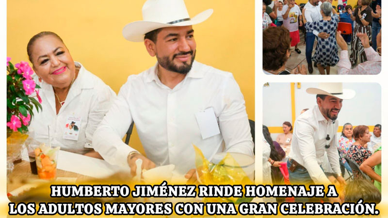 Humberto Jiménez rinde homenaje a los adultos mayores con gran celebración 