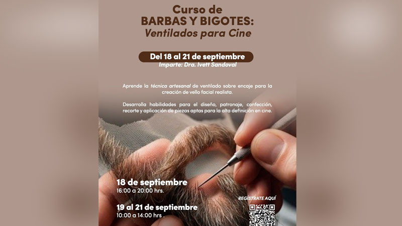 Invita Comisión Fílmica de Morelia a curso especializado en caracterización para cine 