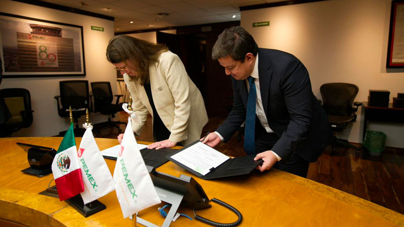 Suscriben Pemex y Woodside Energy Memorando de Entendimiento para fortalecer la cooperación en exploración y producción de hidrocarburos 