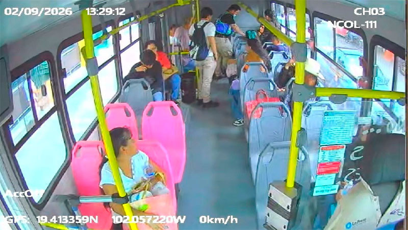 Gracias al Botón de pánico se atiende emergencia médica en transporte público de Uruapan, Michoacán: SSP 