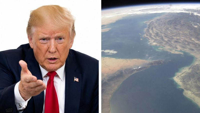 Donald Trump propone cambiar el nombre del Estrecho de Ormuz por “Estrecho de Trump” 