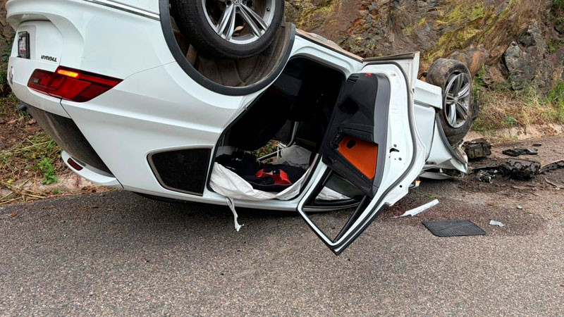 En accidente vehicular muere director de la GC de Tumbiscatío, Michoacán, su acompañante también feneció 