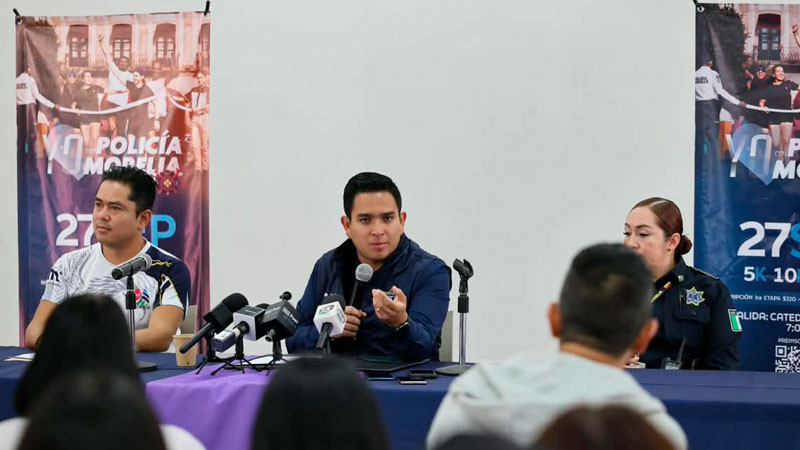 Carrera Atlética “Yo con Policía Morelia”, una justa solidaria 