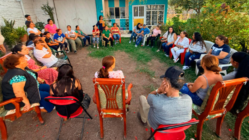 Adriana Campos Huirache fortalece cercanía con familias de Jacona y suma esfuerzos por un mejor municipio 