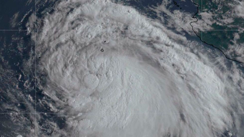 Huracán "Marie" provoca fuertes lluvias en la costa Oeste de México 