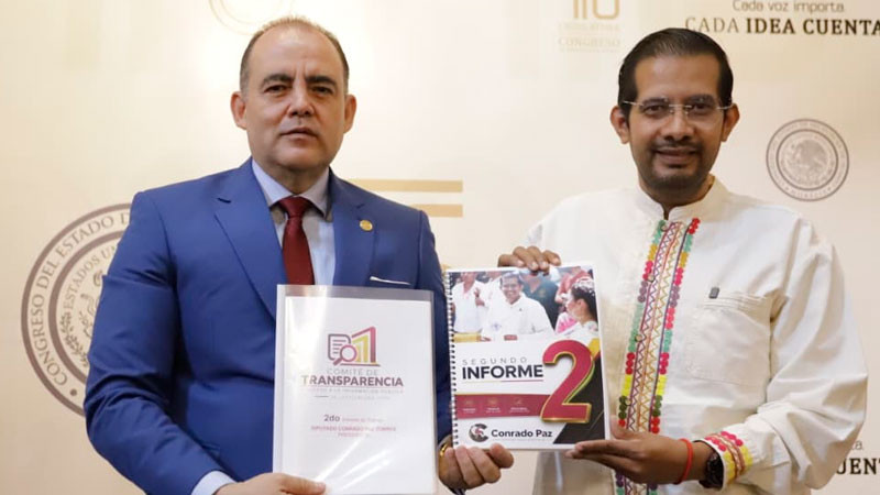 Conrado Paz hace entrega de su Segundo Informe de Actividades Legislativas 