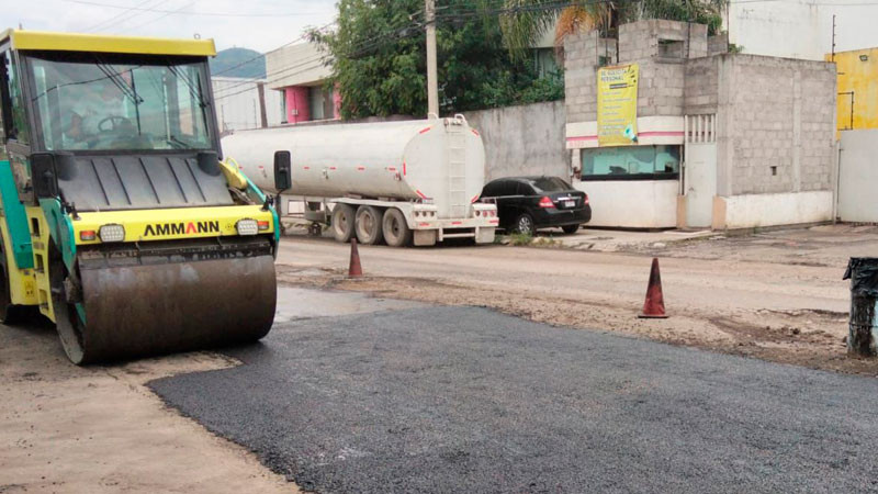 Gobierno de Morelia continúa bacheo en distintos puntos del municipio 
