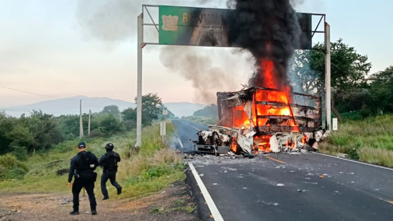 CEEAV reporta solo dos solicitudes de asistencia por vehículos quemados durante narcobloqueos de febrero 