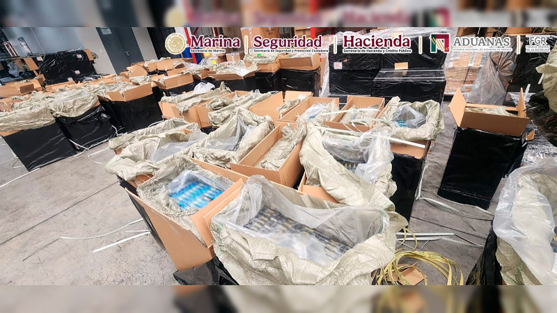 Golpe al contrabando: confiscan casi 4 millones de cigarros apócrifos en AICM y Lázaro Cárdenas, Michoacán 