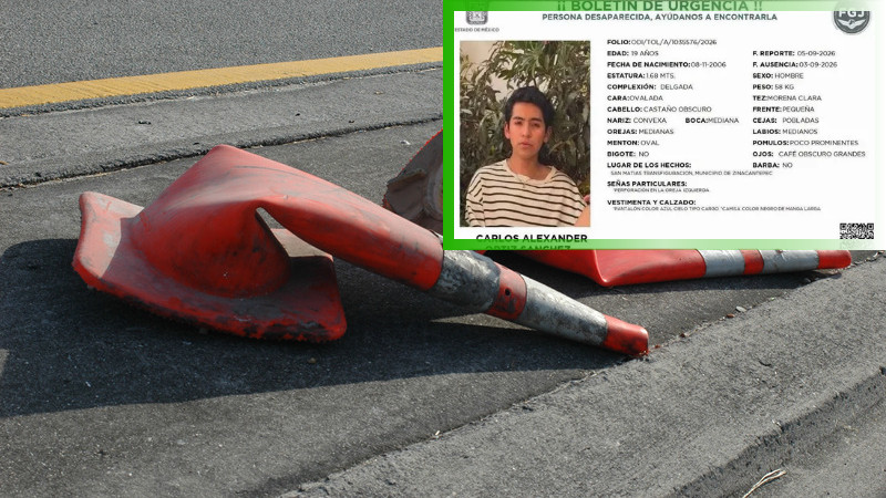 Estudiante de la UAEMéx muere tras ser reportado como desaparecido en Toluca 