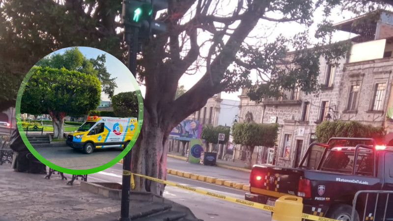 Muere motociclista tras derrapar en pleno centro de Morelia, Michoacán  