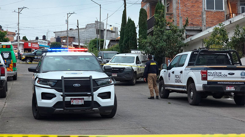 Ultiman a tiros a un individuo en la colonia Ampliación Trincheras de Morelos en Morelia, Michoacán 