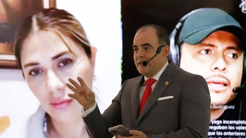 Baltazar Gaona pide a la Fiscalía citar a Grecia Quiroz por el caso Carlos Manzo 