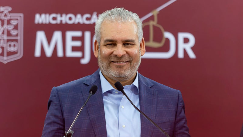 Avanzan obras del Morebús; supera el 19 % en su primera etapa: Bedolla 