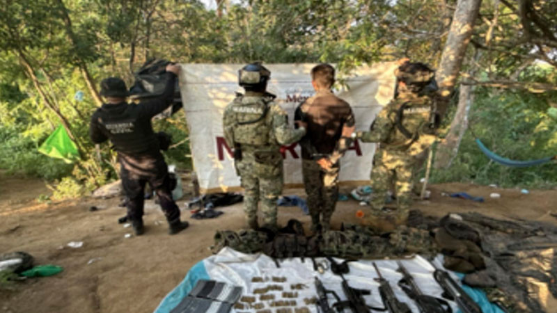 “Revientan”, campamento delincuencial en LC, Michoacán 