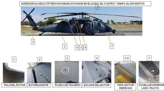 Atacan helicóptero de la Marina Armada en Tamaulipas; hay seis muertos 