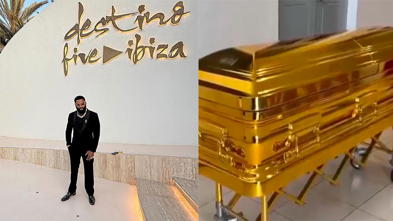 Fallece influencer británico-nigeriano tras alargamiento estético en Tailandia; fue sepultado en ataúd de oro 
