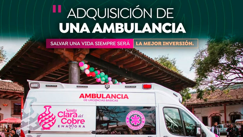 Dayana Pérez fortalece la atención médica en Salvador Escalante con nueva ambulancia 