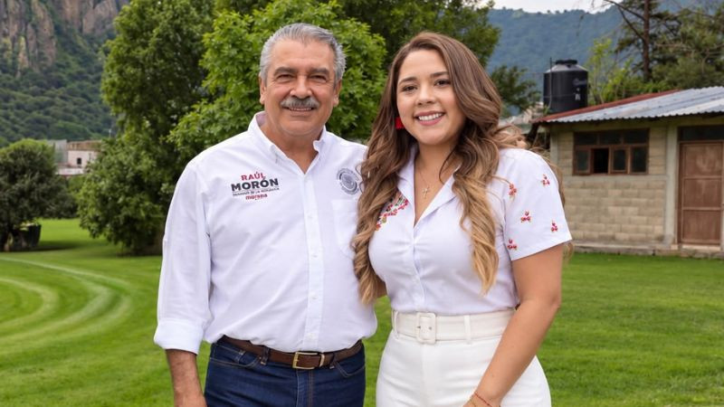 Xóchitl Ruiz fortalece trabajo de La Bigotiza en Morelia y resalta trabajo y trayectoria de Raúl Morón 