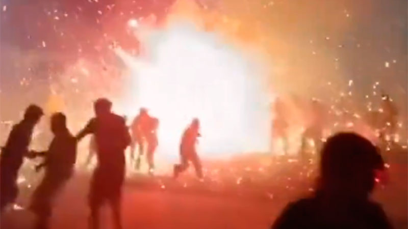 Continúan 12 personas hospitalizadas tras explosión en parroquia de Temascalcingo, Estado de México 