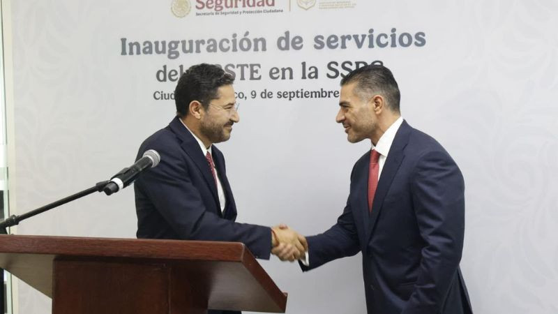 SSPC e ISSSTE inauguran complejo de servicios para personal de seguridad 