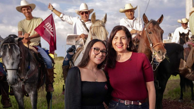 Gaby Molina consolida presencia en todo Michoacán 