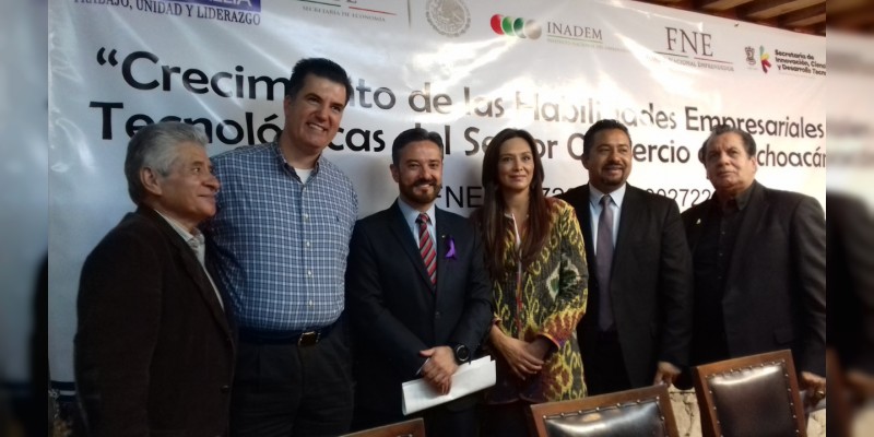 Proyecto “Crecimiento de las Habilidades Empresariales y Tecnológicas del sector comercio se Michoacán”. 