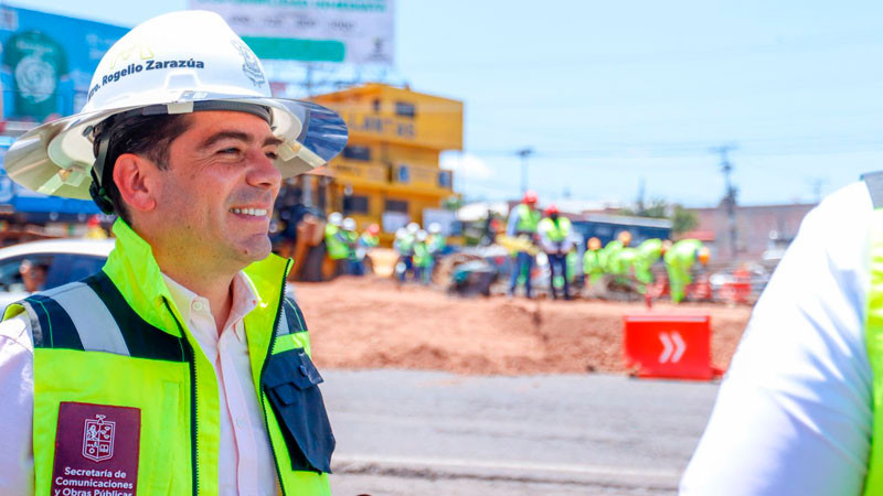 Transformamos distribuidores viales de Morelia en parques y espacios de convivencia: Rogelio Zarazúa 