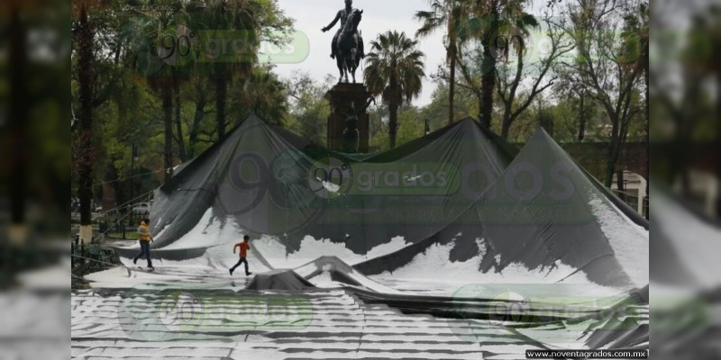 Causa daños lluvia y granizada en Morelia - Foto 2 