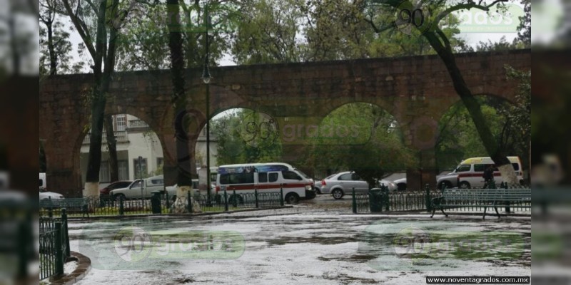 Causa daños lluvia y granizada en Morelia - Foto 4 