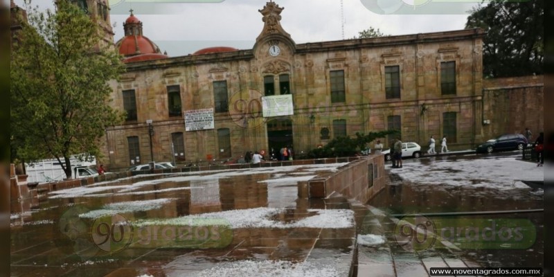 Causa daños lluvia y granizada en Morelia - Foto 8 