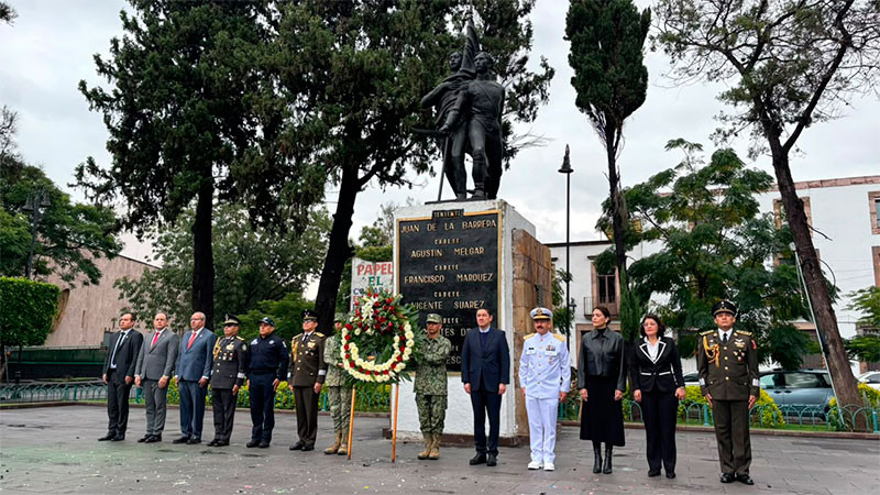 Conmemoran 179 aniversario de la Gesta Heróica de los Niños Héroes en Morelia 