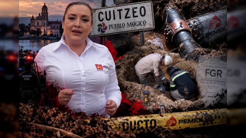 Cuitzeo, paraíso del huachicol en Michoacán: perforan ductos una y otra vez bajo las narices de la alcaldesa Rosa Elia Milán  