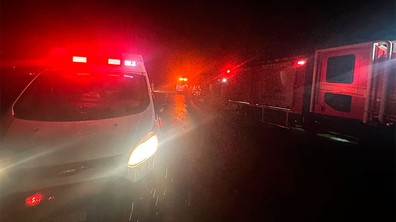 Accidente vehicular en Pátzcuaro, Michoacán deja un fallecido y cuatro heridos 