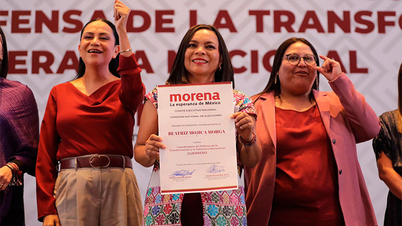 Beatriz Mojica encabezará los trabajos de la 4T en Guerrero rumbo a 2027 