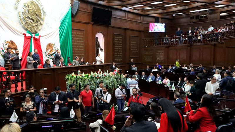 Inicia Congreso de Michoacán su Tercer Año de Trabajo 