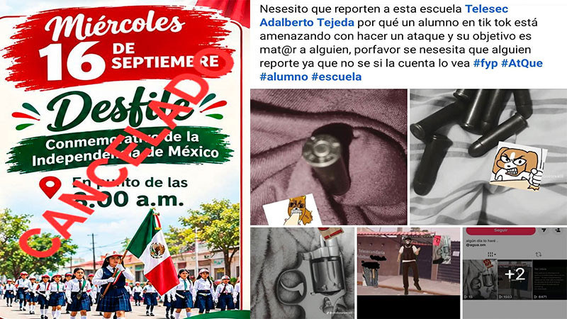 Cancelan desfile del 16 de septiembre en comunidad de Coatepec, Veracruz, por presunta amenaza difundida en redes 