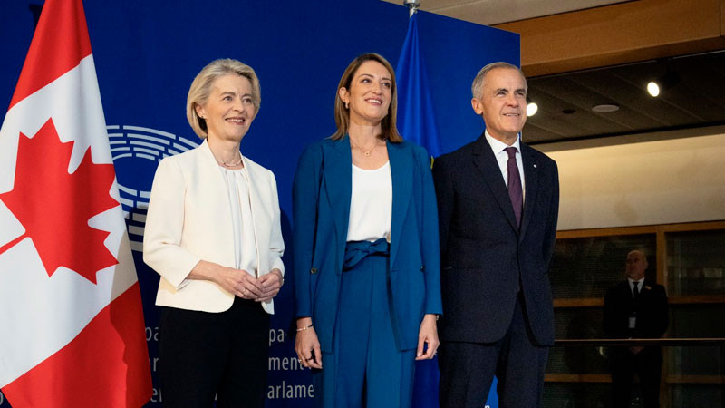 Unión Europea invita a Canadá a ser "miembro asociado" del bloque para llevar la relación a "lo más alto" 