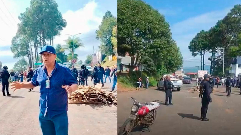 Liberan carretera en Villa Madero, Michoacán; habitantes mantienen reclamo de aparición de un menor 
