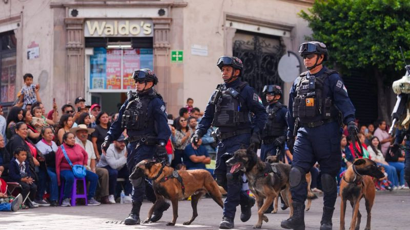 Más de 14 mil personas disfrutaron del Desfile Cívico-Militar en Celaya, Guanajuato 